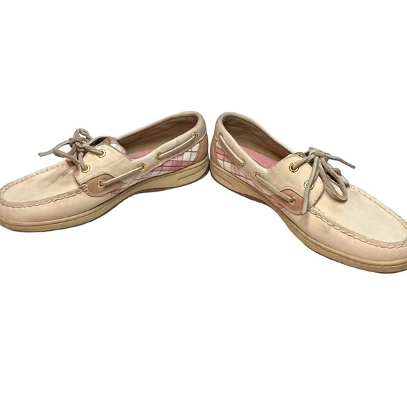 Sperry Womens Top Sider Driving Boat Leather Lace Up Tan Shoes Size 8M - Picture 6 of 7